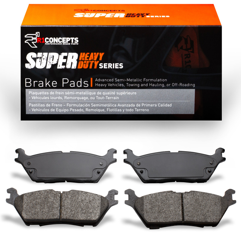 Lincoln Navigator Brake Pads - Rear - R1 Concepts - Super Duty - `15-`21